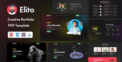 Elito - Creative Portfolio PHP Template