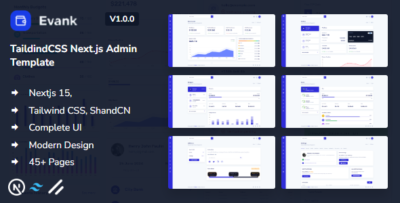 Evank - TailwindCSS Next.js Admin Template