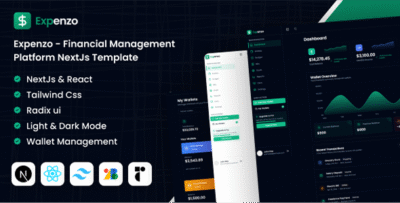 Expenzo - Financial Management Platform NextJs Admin Template