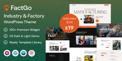 FactGo - Industry & Factory WordPress Theme