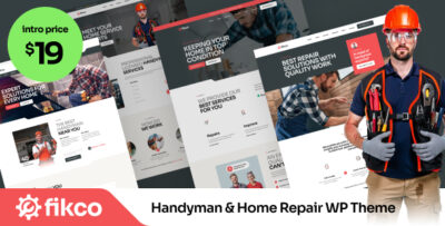 Fikco - Handyman & Home Repair WordPress Theme