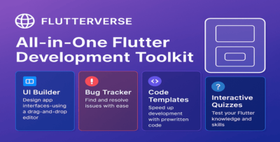 FlutterVerse - UI Builder & Dev Tools Platform