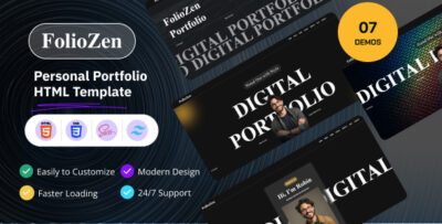 Foliozen - Personal Portfolio HTML Template