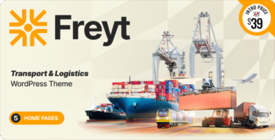 FREYT – WordPress Theme for Transport and Logistics