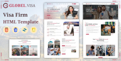 GlobalVisa - Immigration & Visa Consulting HTML5 Template