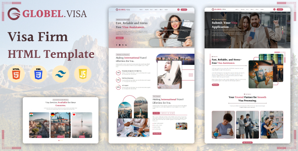 GlobalVisa - Immigration & Visa Consulting HTML5 Template GlobalVisa - Immigration & Visa Consulting HTML5 Template
