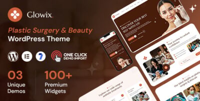 Glowix - Plastic Surgery & Beauty Clinic WordPress Theme