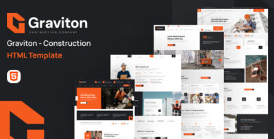 Graviton - Construction HTML Template
