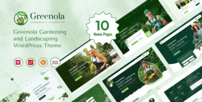 Greenola - Landscape Gardening WordPress Theme