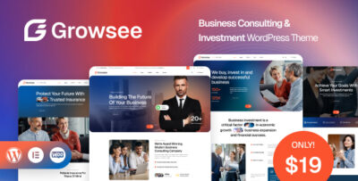 Growsee - Business Consulting & Investment WordPress Theme