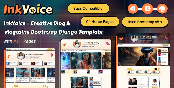 InkVoice - Creative Blog Django Template InkVoice - Creative Blog Django Template