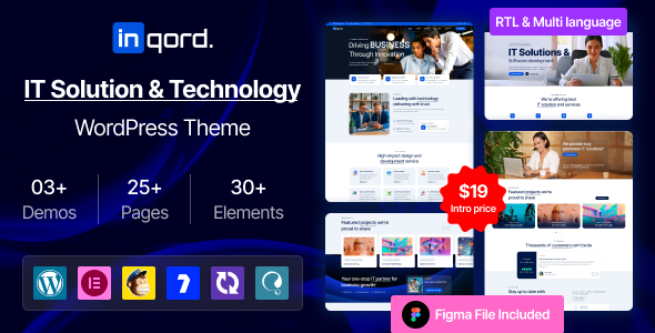 Inqord - IT Solutions & Technology Services WordPress Theme Inqord - IT Solutions & Technology Services WordPress Theme