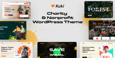 Kuki - Charity & Nonprofit WordPress Theme