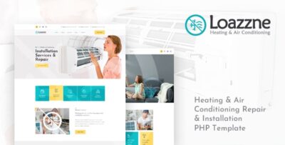Loazzne - Heating & Air Conditioning Repair & Installation Services PHP Template