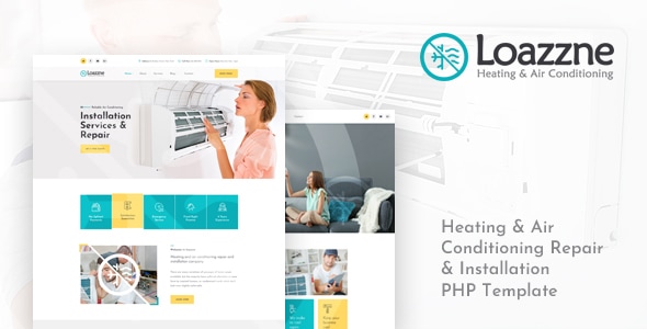 Loazzne - Heating & Air Conditioning Repair & Installation Services PHP Template Loazzne - Heating & Air Conditioning Repair & Installation Services PHP Template