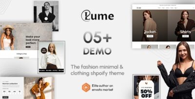 Lume - The Minimal Fashion & Clothing Shopify Theme