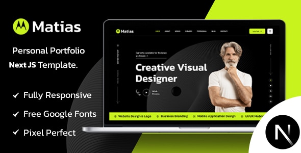 Matias - Personal Portfolio Next JS Template Matias - Personal Portfolio Next JS Template