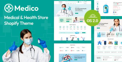 Medico - Medical and Healthcare Shopify 2.0 Responsive Theme