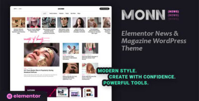 Monn - News & Magazine WordPress Theme