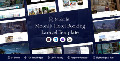 Moonlit -Laravel Hotel Booking Template
