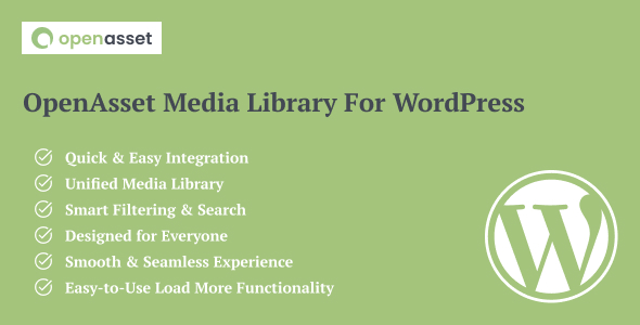 OpenAsset Media Gallery for WordPress OpenAsset Media Gallery for WordPress