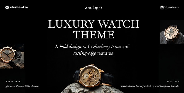 Orologio – Luxury Watch Store WordPress Theme Orologio – Luxury Watch Store WordPress Theme