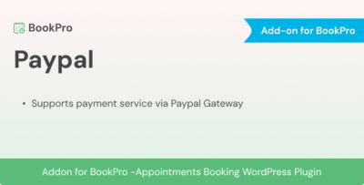 PayPal Payments Standard Add-on for BookPro Plugin