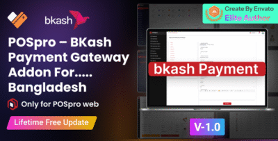 POSpro - BKash Payment Gateway Addon (Bangladesh)