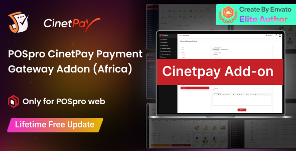 POSpro - CinetPay Payment Gateway Addon (Africa) POSpro - CinetPay Payment Gateway Addon (Africa)