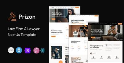 Prizon | Law Firm & Lawyer React Next Js Template