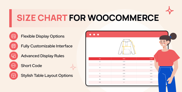 Products Size Chart for WooCommerce Products Size Chart for WooCommerce
