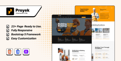 Proyek - Construction HTML Template