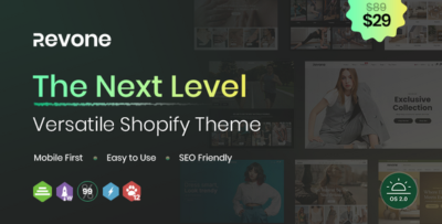 Revone - Next Level Versatile Shopify Theme