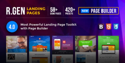 RGen | HTML Landing Pages with Builder