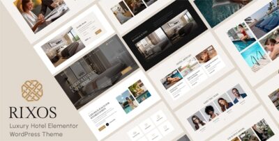 RIXOS - Luxury Hotel Elementor WordPress Theme