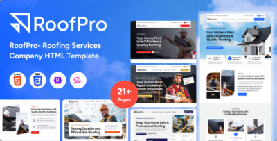 RoofPro- Roofing Services Company HTML Template