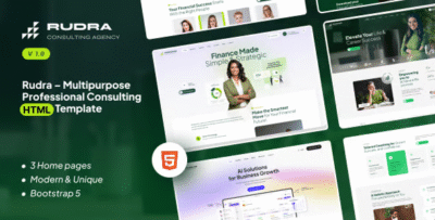 Rudra - Multipurpose Business Consulting HTML Template