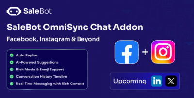 SaleBot OmniSync Chat Addon: Facebook, Instagram & Beyond