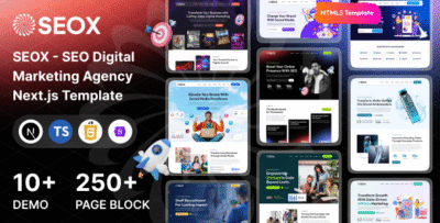 SEOX - SEO & Digital Marketing Agency Next.js Template