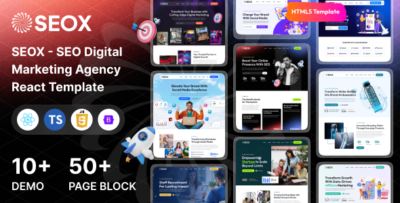 SEOX - SEO & Digital Marketing Agency React Template