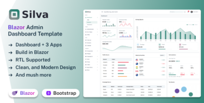 Silva - Blazor Admin & Dashboard Template