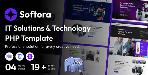 Softora – IT Solutions and Technology PHP Template Softora – IT Solutions and Technology PHP Template