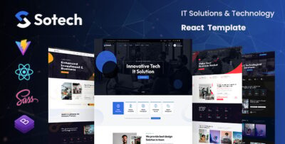 Sotech - Technology & IT Solutions React Template