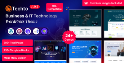 Techto - Business & IT Technology WordPress Theme