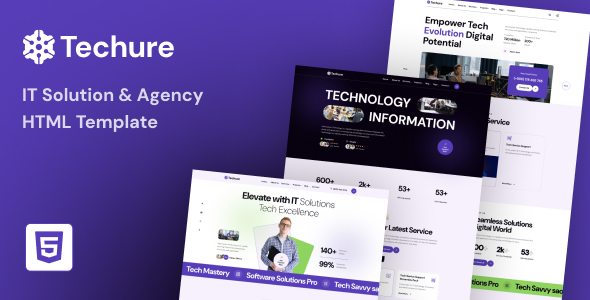 Techure - Modern Technology HTML Template Techure - Modern Technology HTML Template