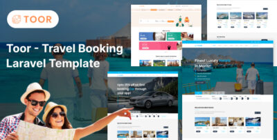 Toor - Travel Booking Laravel Template