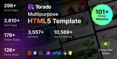Torado - Multipurpose HTML5 Template