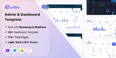 Urbix - Bootstrap Admin & Dashboard Template