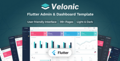 Velonic - Flutter Admin & Dashboard UI Kit