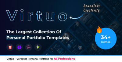 Virtuo - Personal Portfolio HTML Template